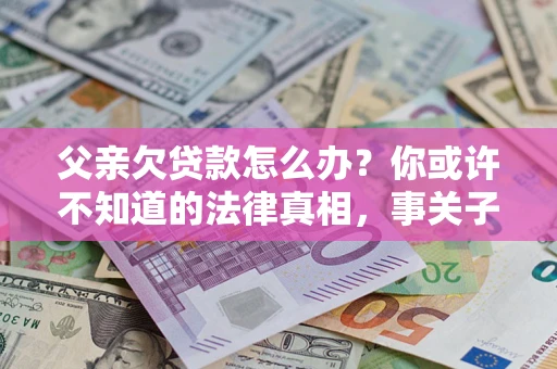 北京父亲欠贷款怎么办？你或许不知道的法律真相，事关子女未来