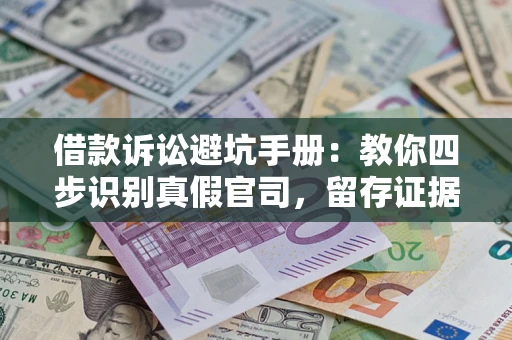 北京借款诉讼避坑手册：教你四步识别真假官司，留存证据不踩雷