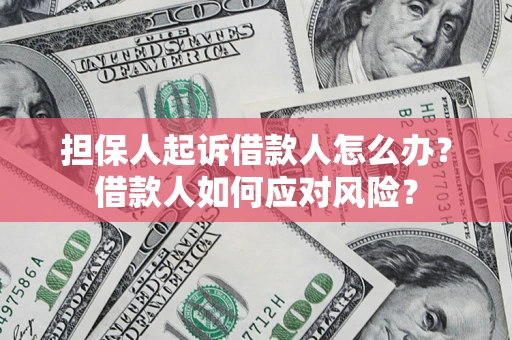 北京担保人起诉借款人怎么办？借款人如何应对风险？